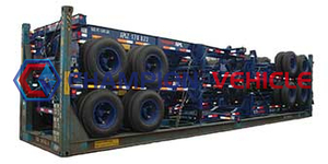 20ft 2 AXLE Skeleton Chassis Semi Trailer