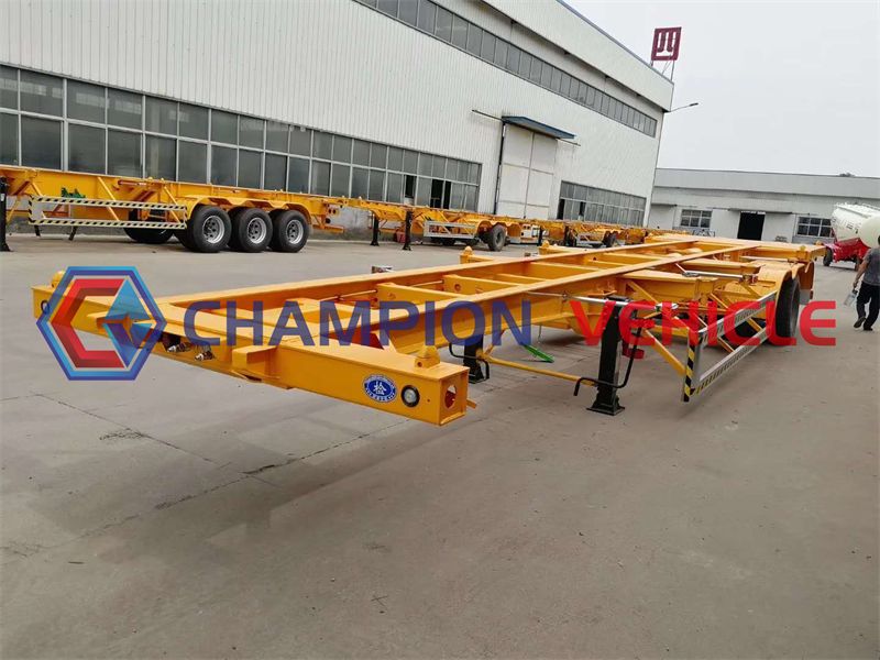 40ft 3 AXLE Skeleton Chassis Semi Trailer